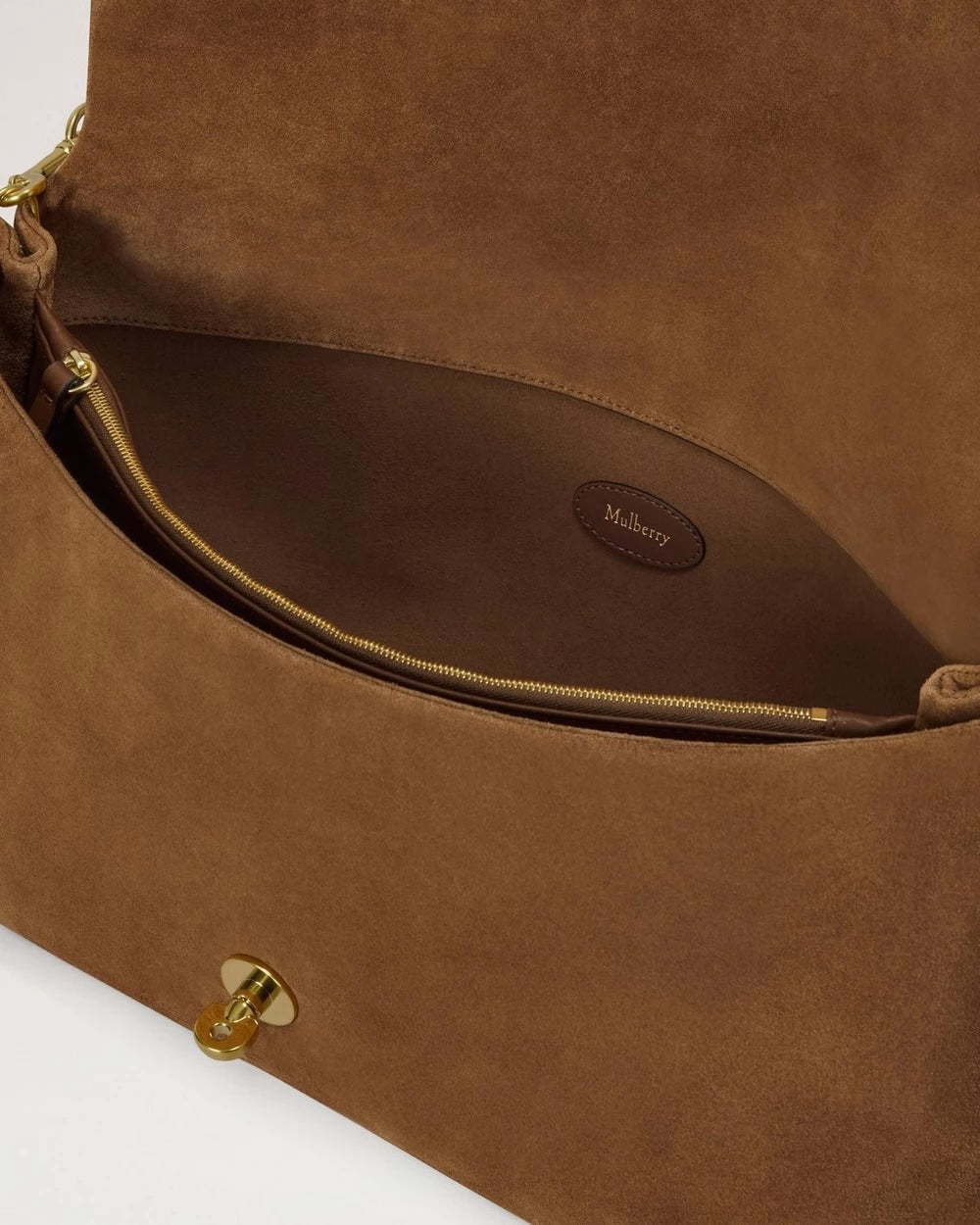 Large Delilah Vintage Oak Suede