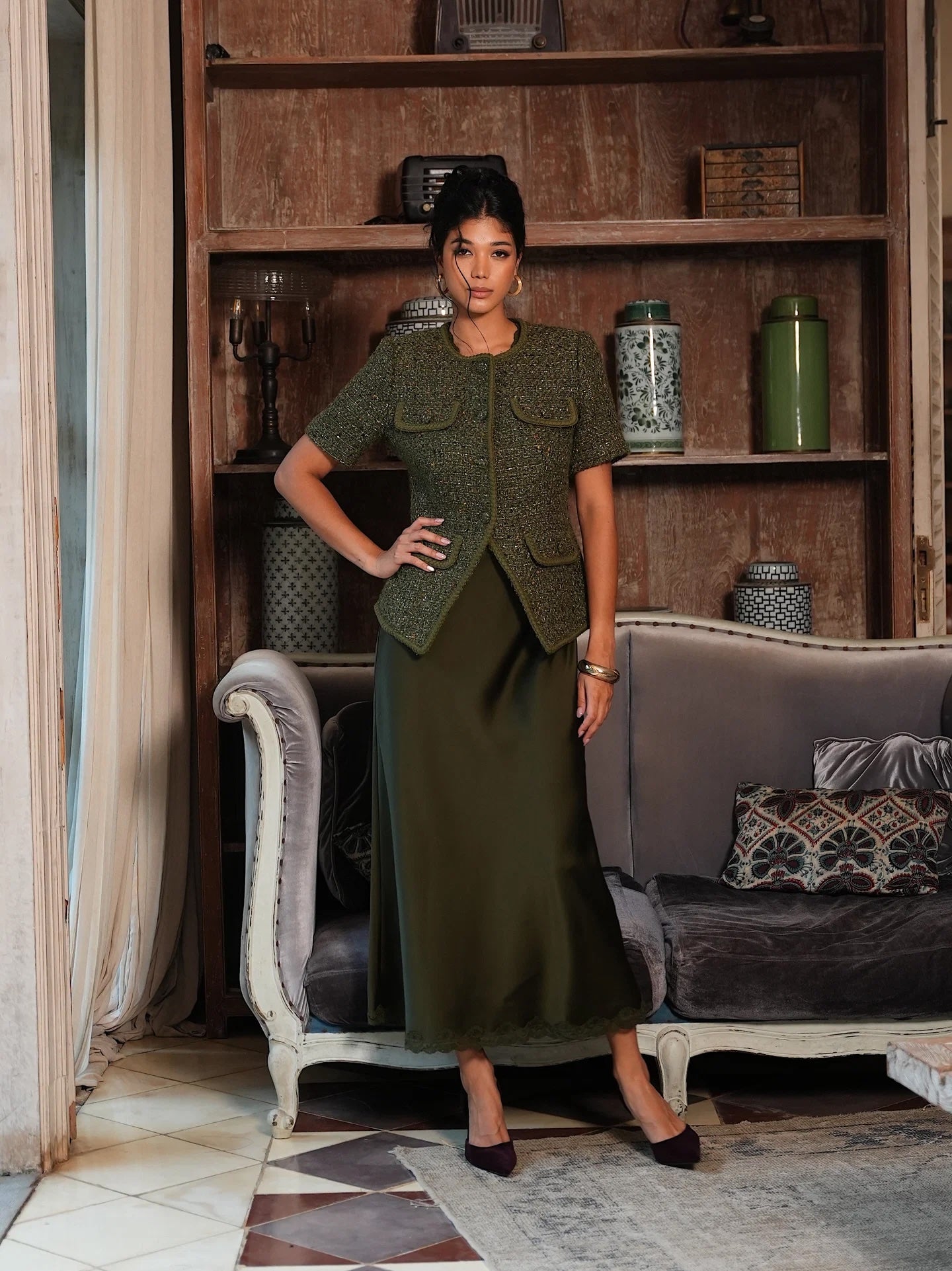 Abbot Top - Khaki