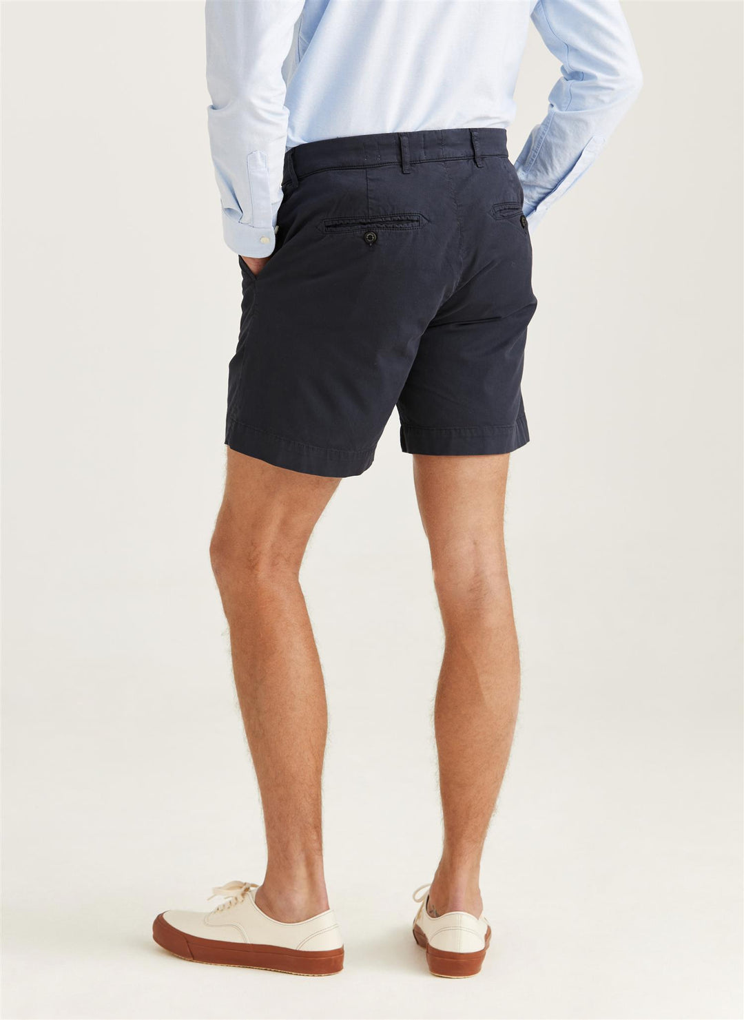 Jeffrey Summer Chino Shorts 7" - Blue