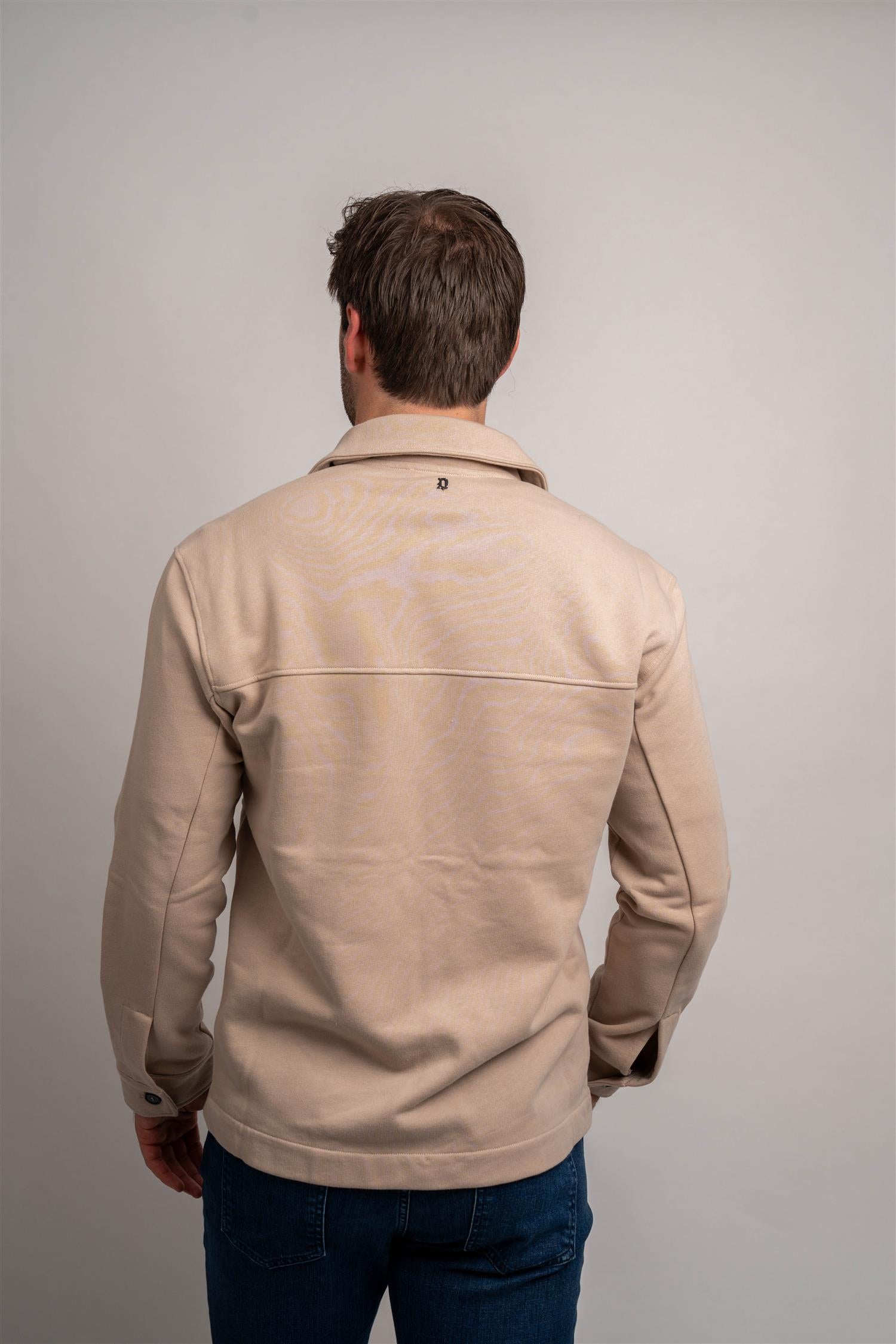 Shirt Jacket Buttons - Beige