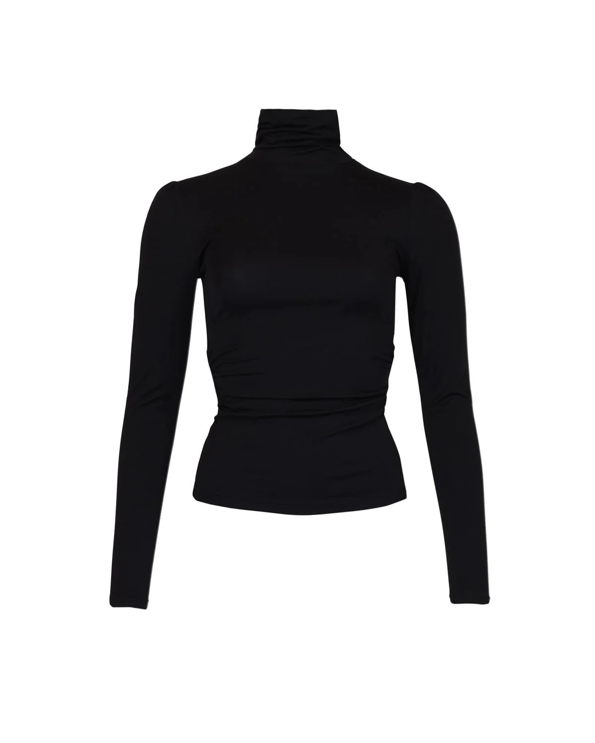Jersey Turtleneck - Black