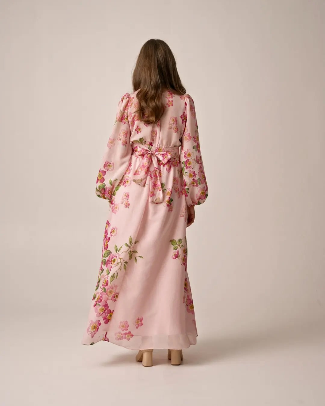 Viscose V-Neck Dress
