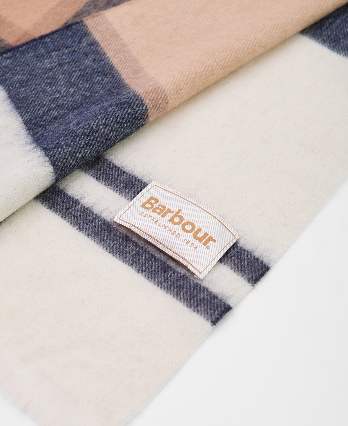 Rosefield Tartan Scarf - Brown