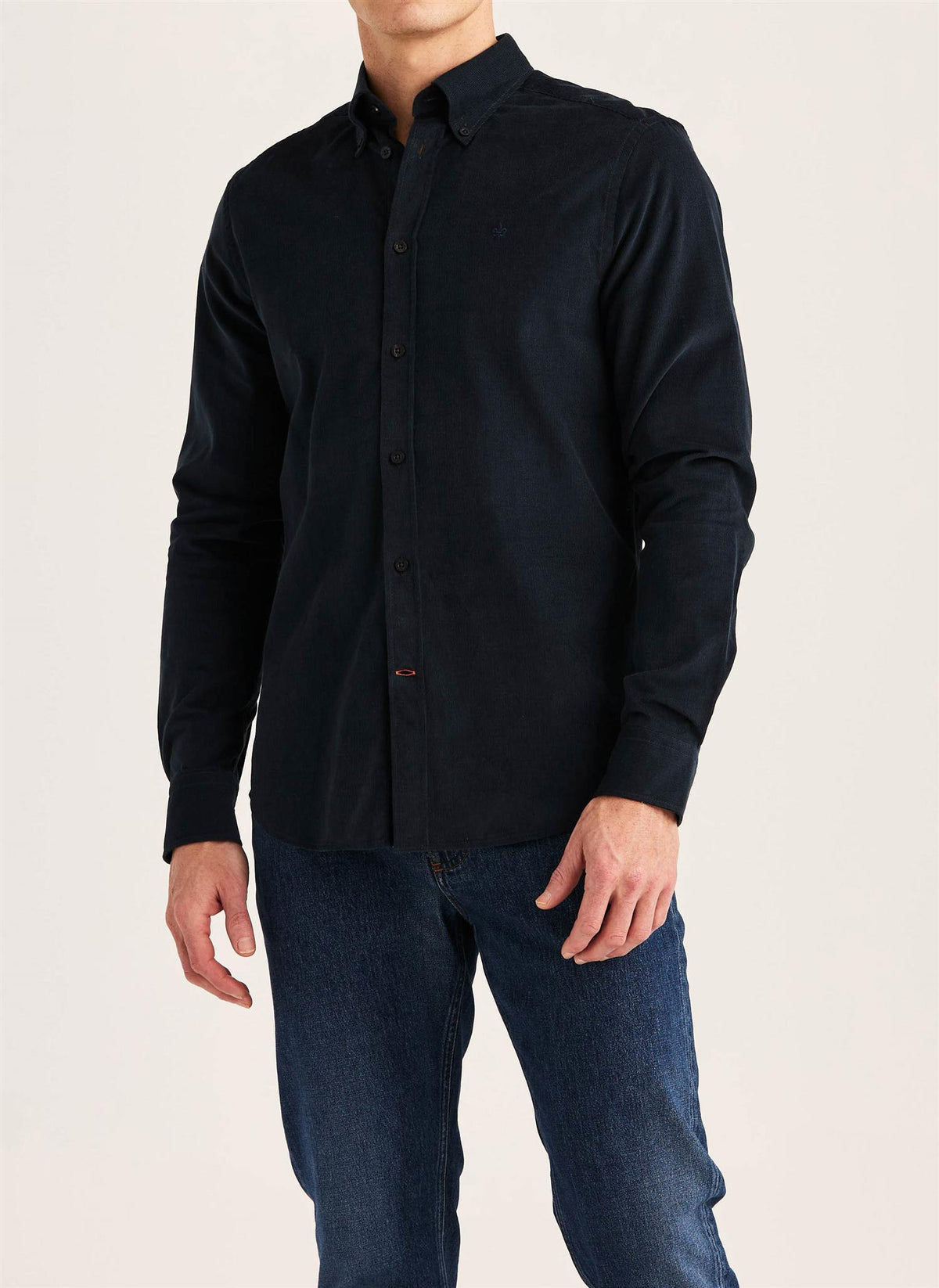 Douglas Cord Shirt Slim - Blue