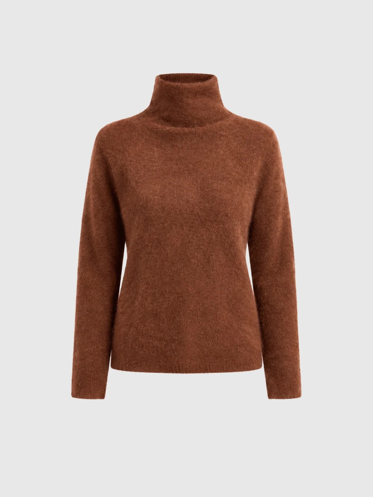 Medea Cashmere Turtleneck Knit  – Cognac