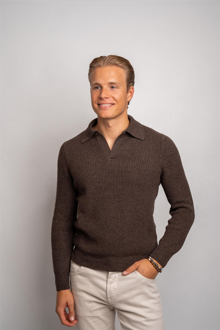 Tennis Polo - Brown