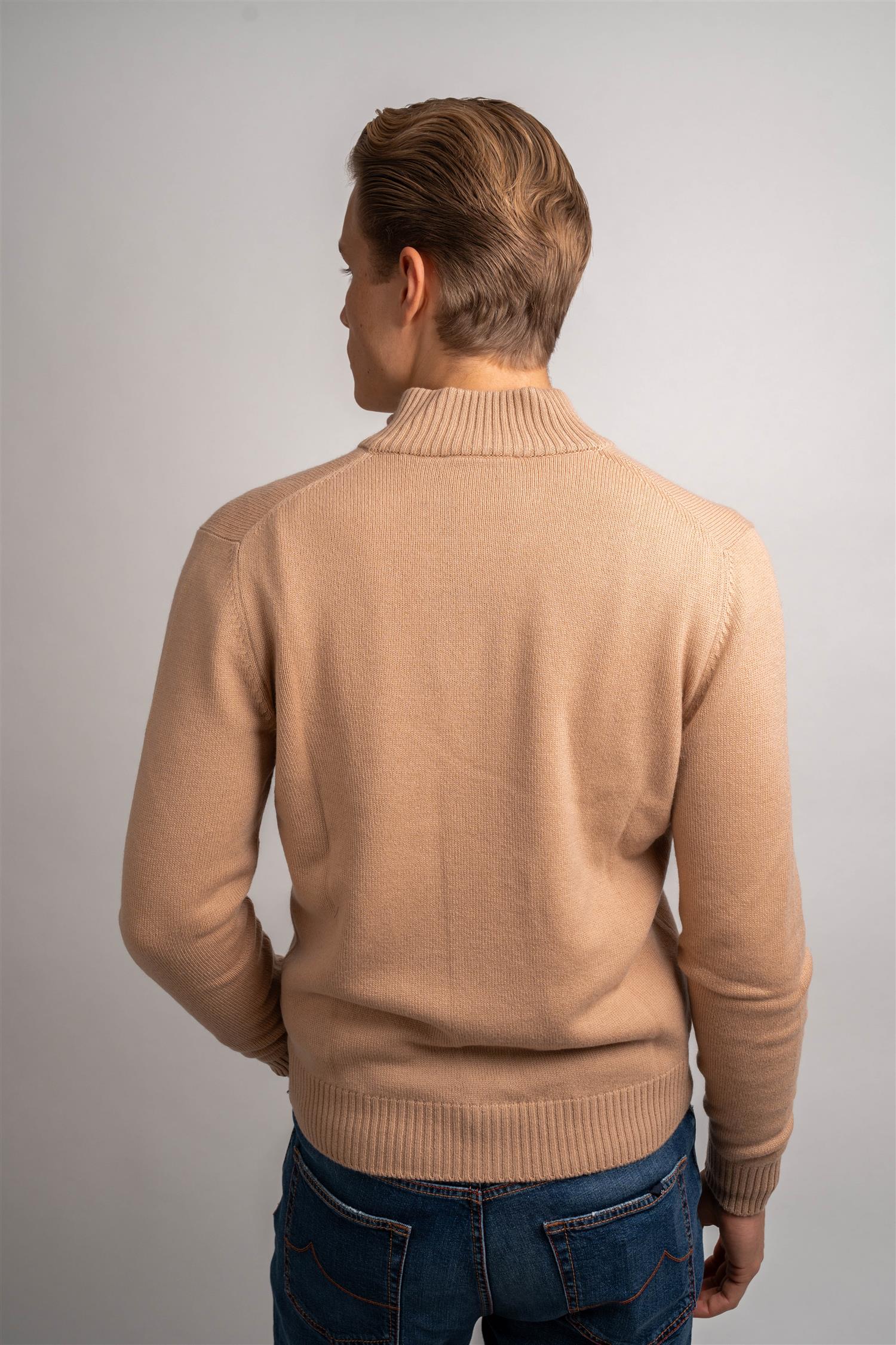 Full Zip Cashmere - Cream