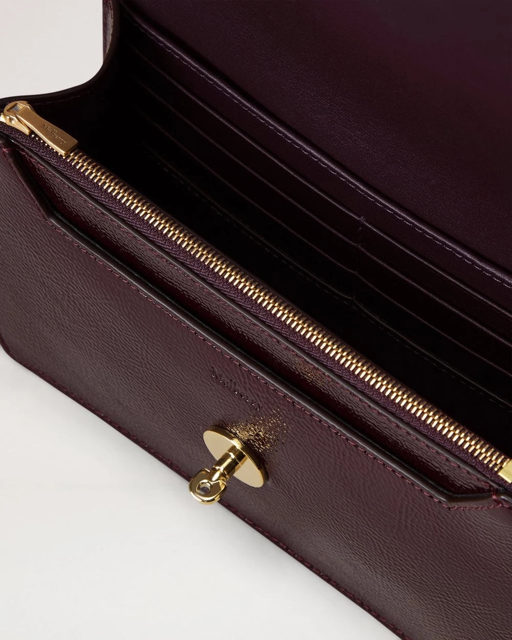 Small Darley Patent Deep Aubergine