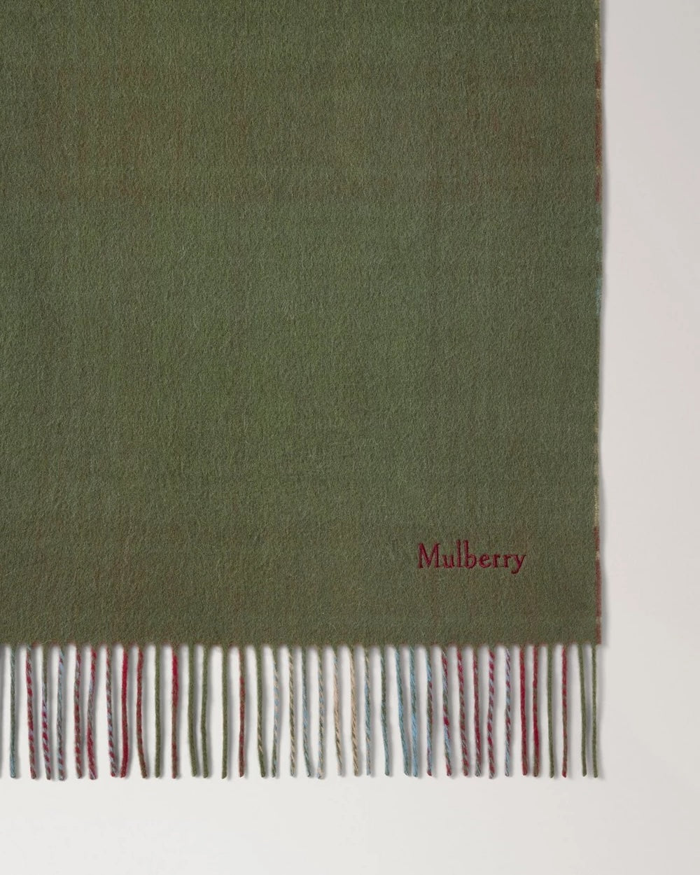 Large Heritage Check Moss-Sky Blue