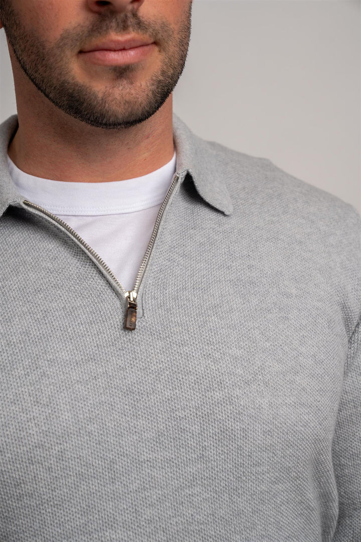 Half Zip - Grey