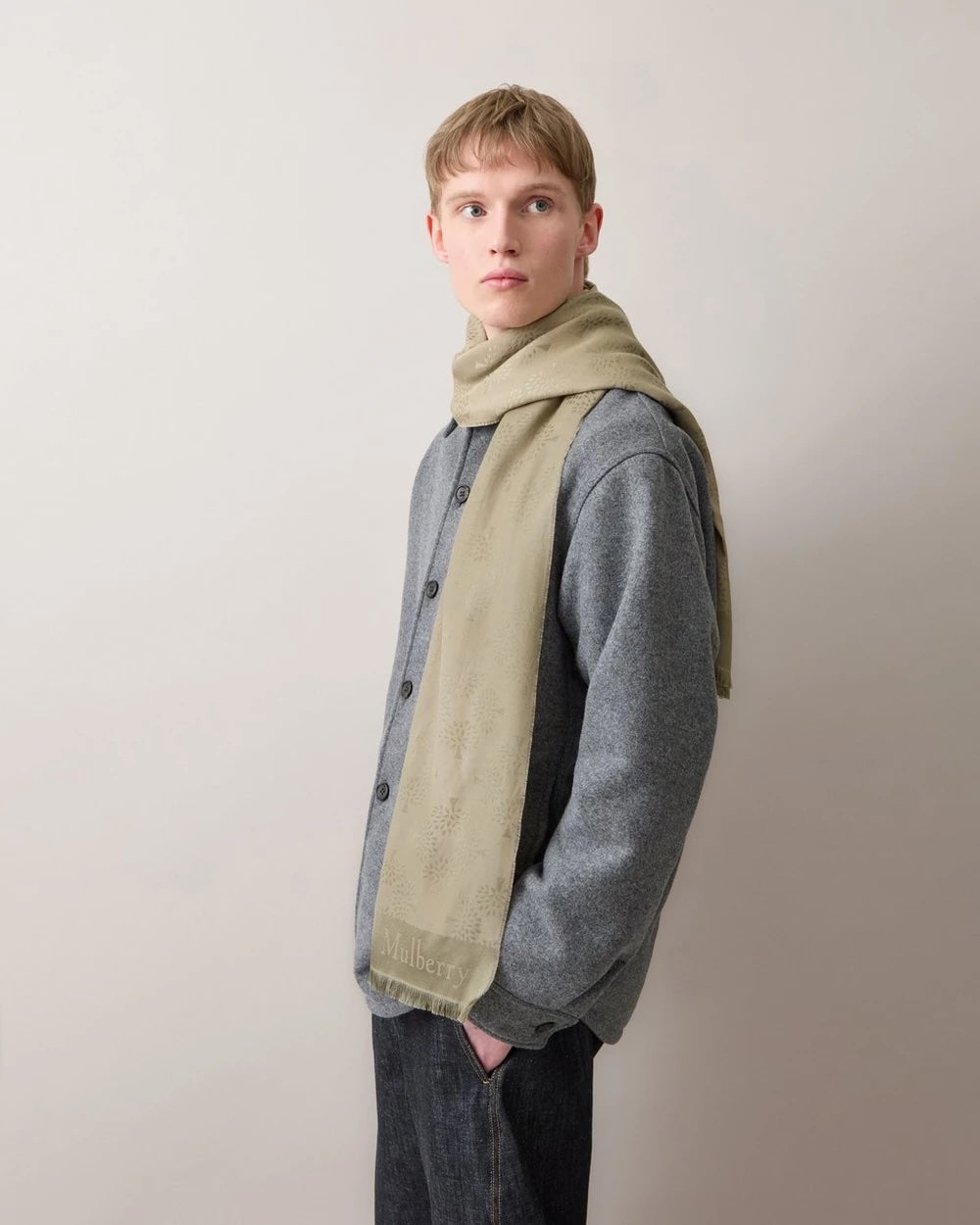 MULBERRY TREE RECTANGULAR SCARF 45x180