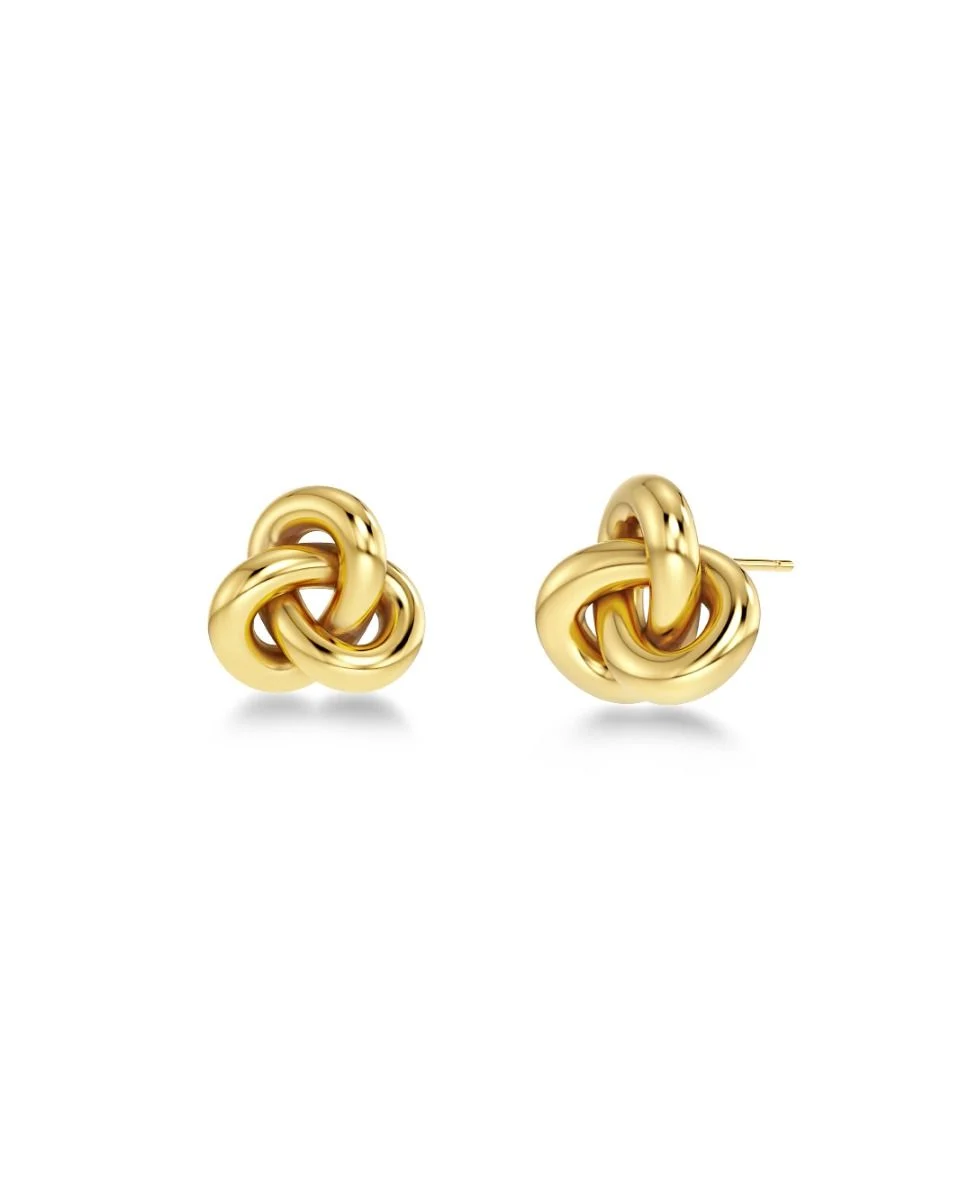 Infinity Knot Studs S Gold