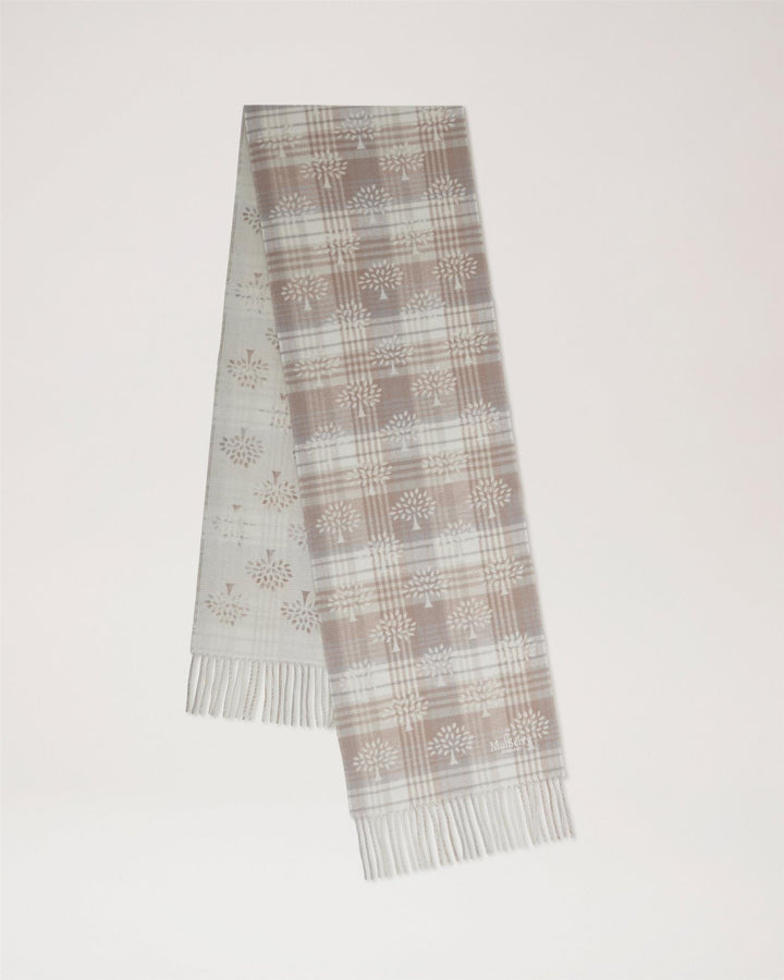 Mulberry Heritage Check & Tree Scarf