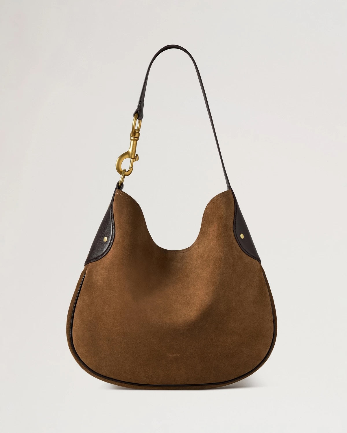 Hackney Shoulder Bag Vintage Oak Suede