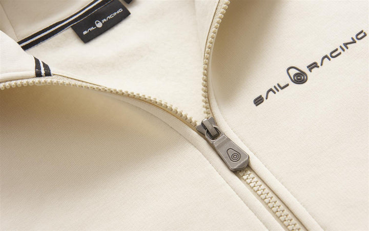 Bowman Logo Zip Hood Ivory