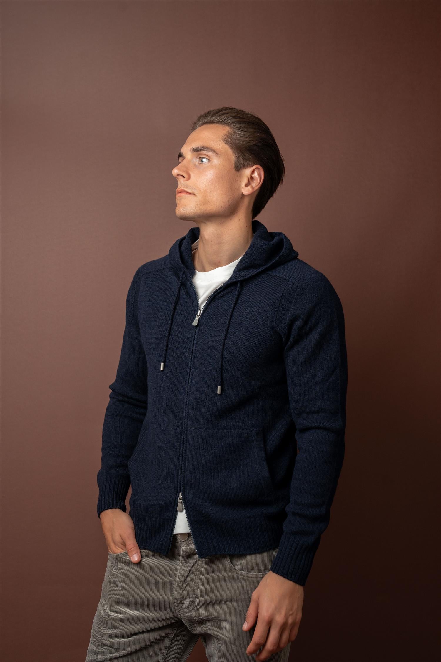 Full Zip Hoodie - Navy