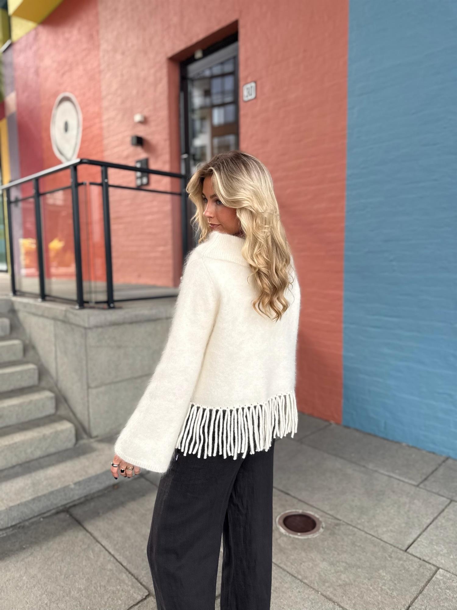 Gine Chunky Sweater Bright White