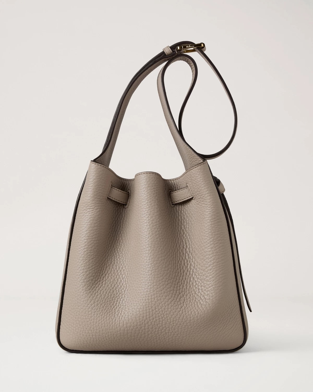 Small Lyra Bucket Cashmere Taupe Heavy Grain