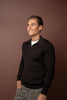 LS Merino Polo - Brown