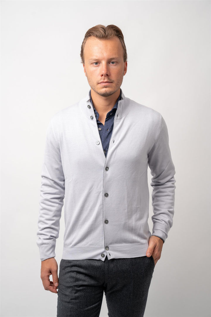 Coreana Cardigan - Light Grey