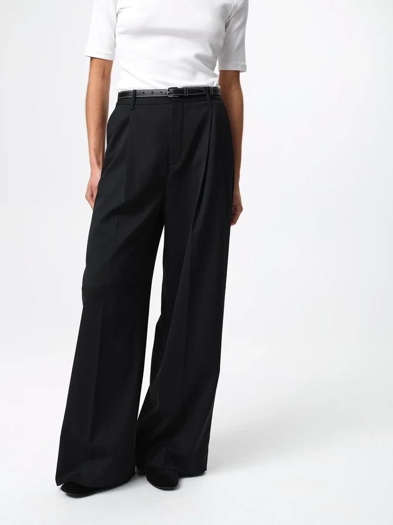 Cecilia Twill Trouser Black