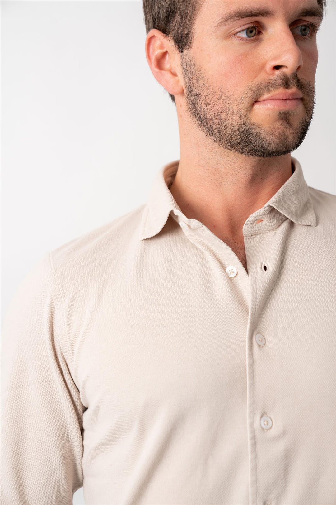 Pique Shirt - Beige