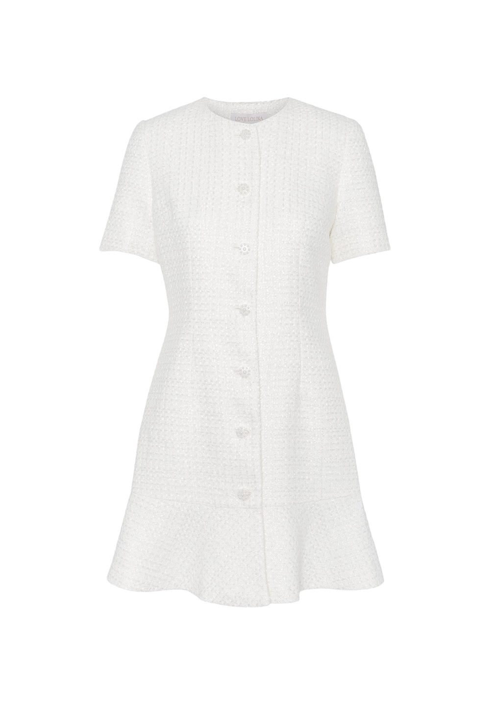 Tilly mini dress White
