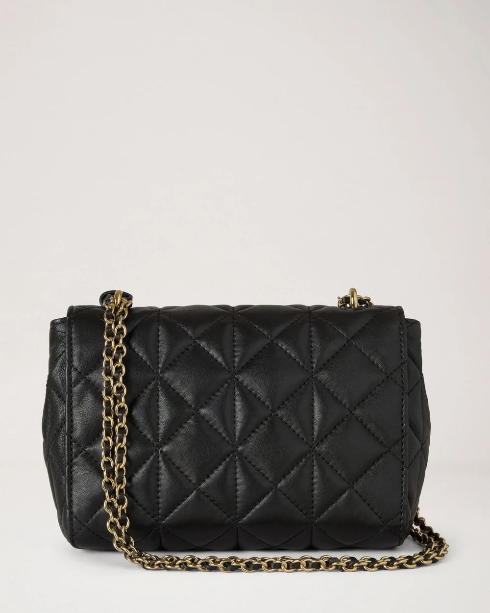 Lily - Black Quilted Vesta Nappa