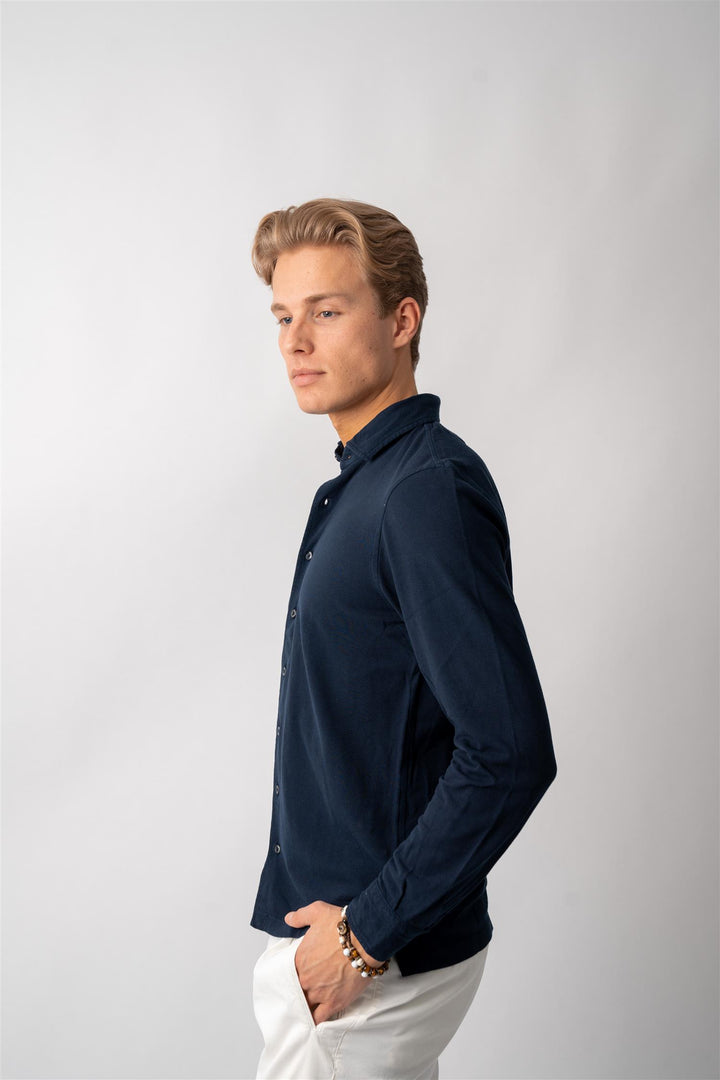 Pique Shirt - Navy