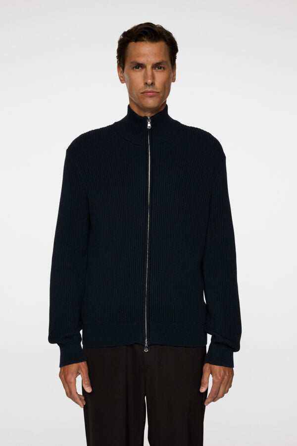 Alexis Full Zip Cardigan - Navy