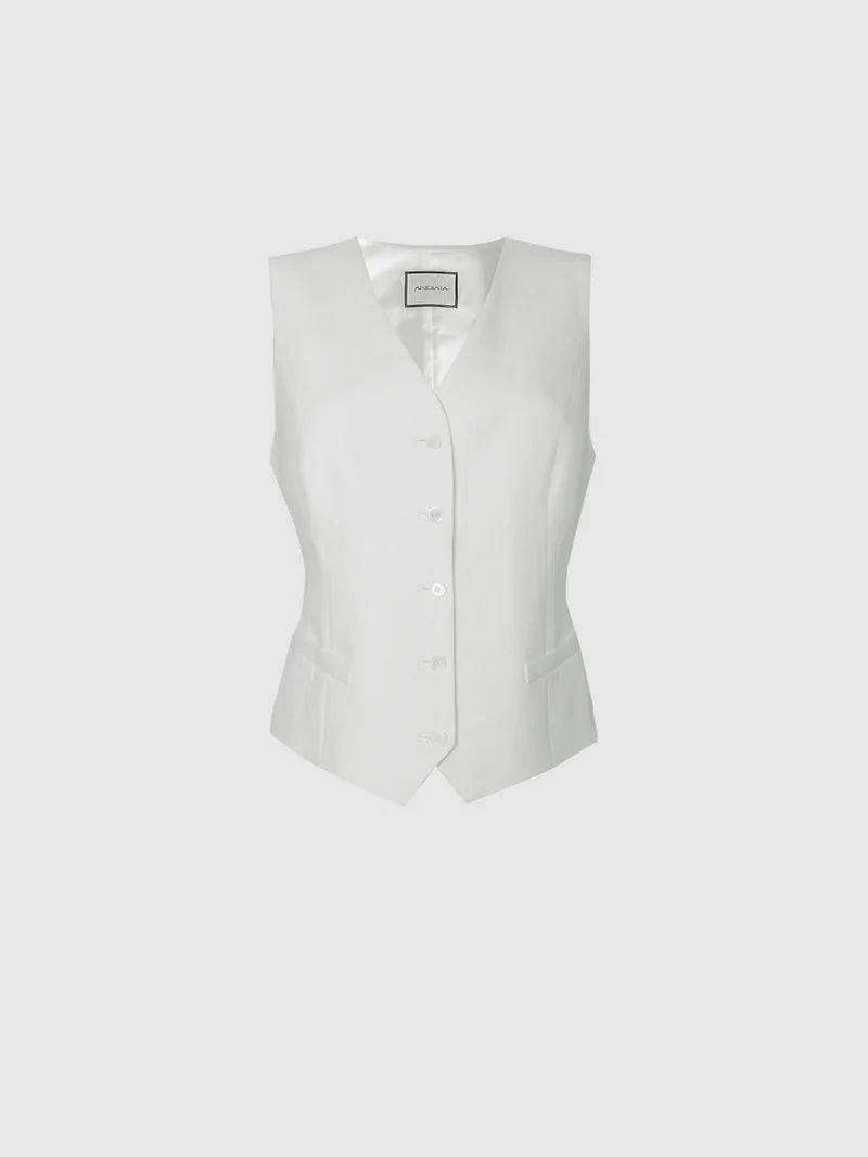 Maria Linen Vest