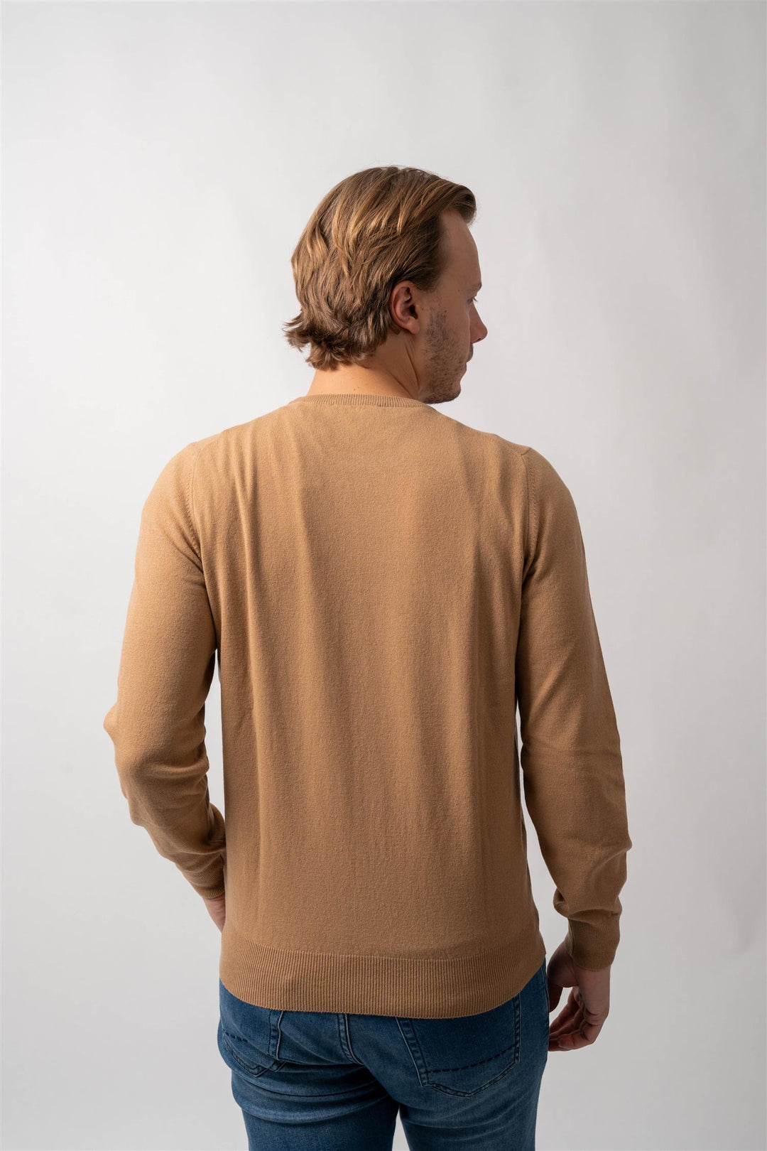 Crew Neck - Camel