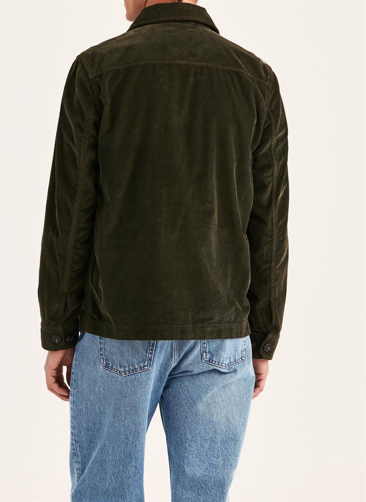 Fenix Cord Shirt Jacket - Olive