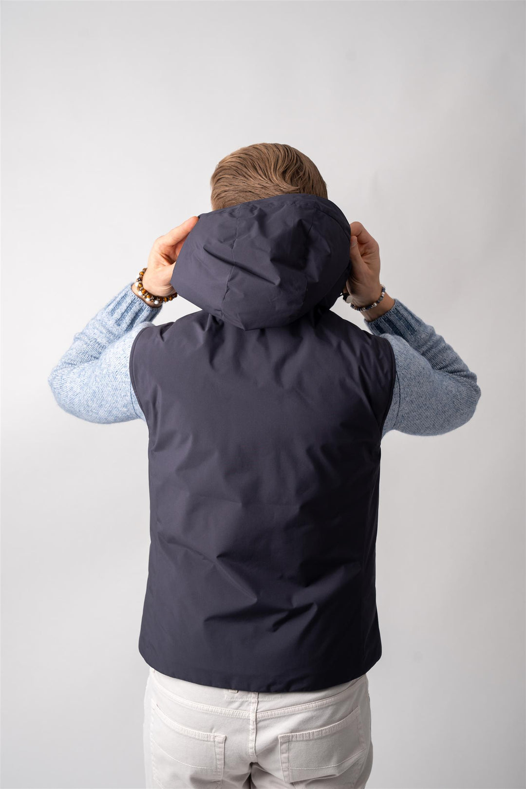 Man Light Down Vest - Navy