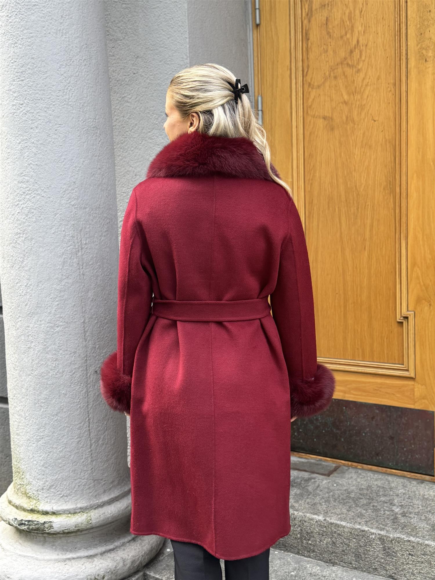 Marta Coat Burgundy