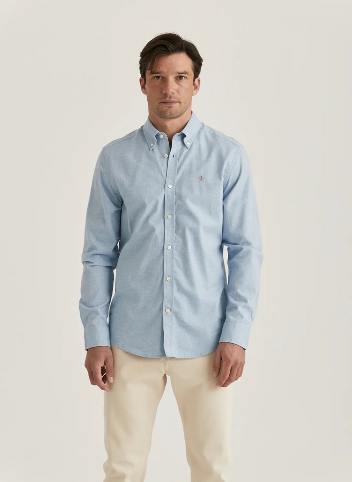 Watts Flannel Shirt - Light Blue