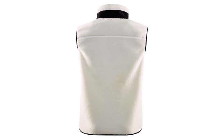 Bowman Pile Zip Vest - Ivory