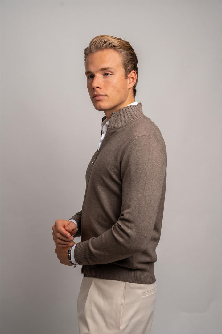 Full Zip - Brown