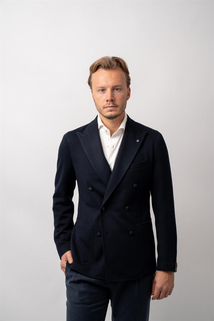 Blazer Dobbelspent - Navy