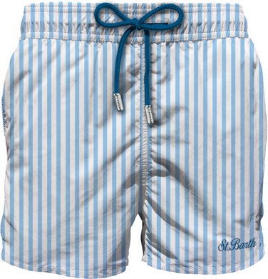 Swims Shorts - Stripes Light Blue