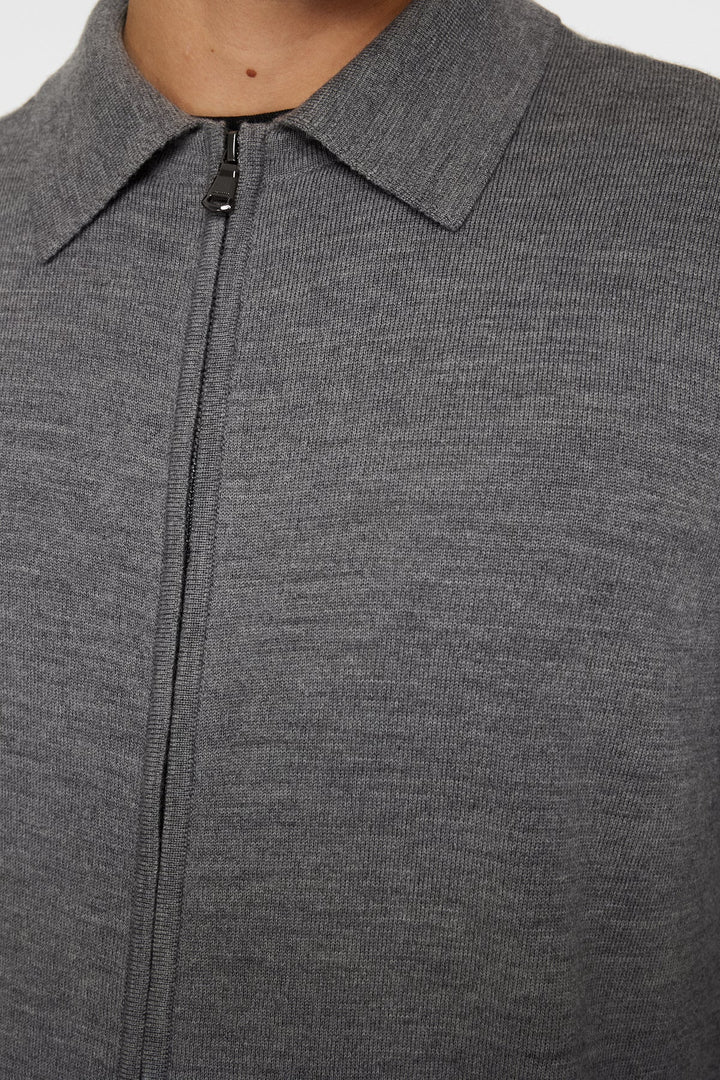 Kaleb Merino Zip Cardigan