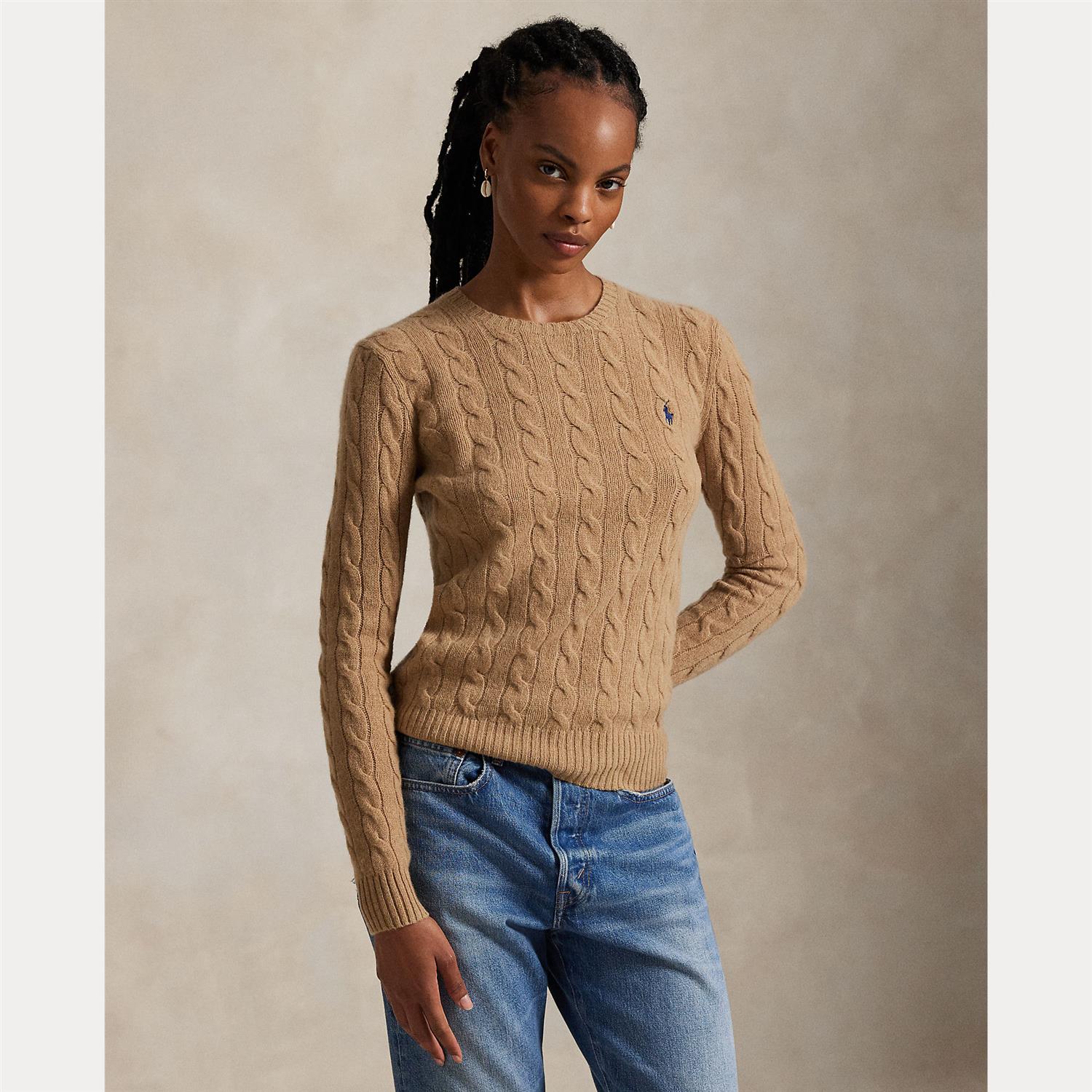 Julianna-Long Sleeve-Pullover Camel