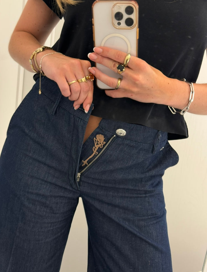 Amelia Denim Blue Raw