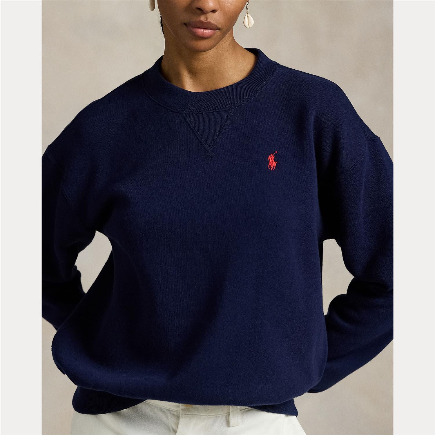 Fleece Crewneck Cruise Navy