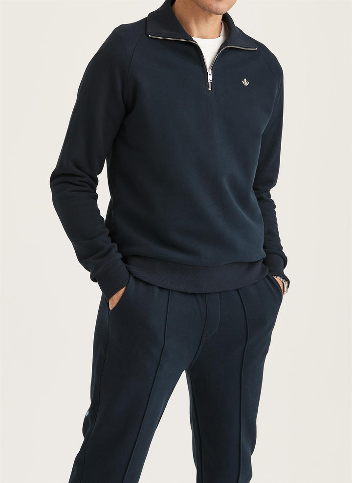 Maryon Half Zip Sweatshirt - Old Blue