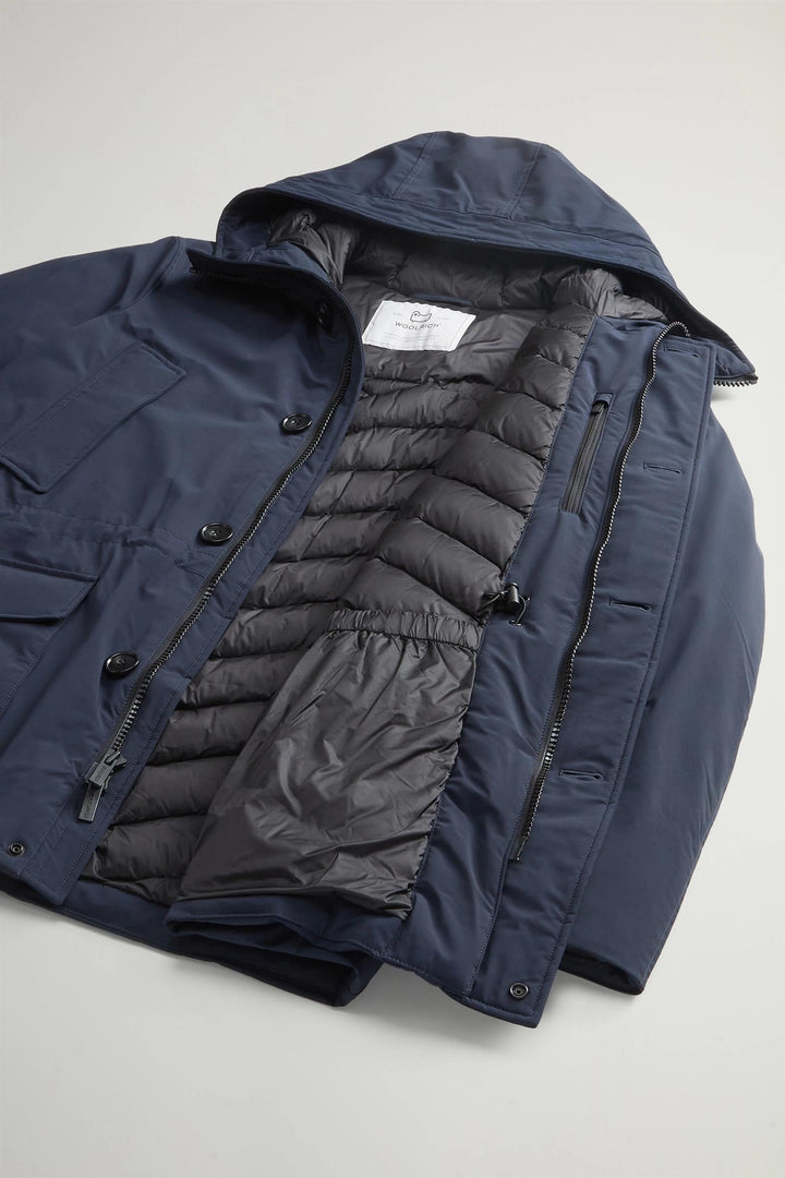 Arctic Stretch Down Parka - Blue