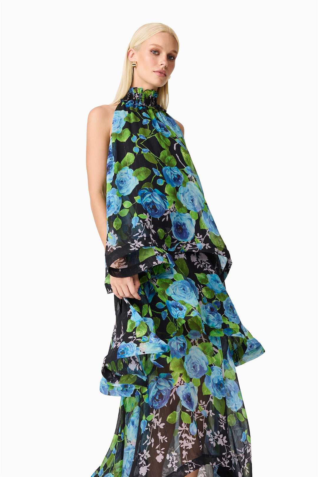 Briony Gown Black Multi