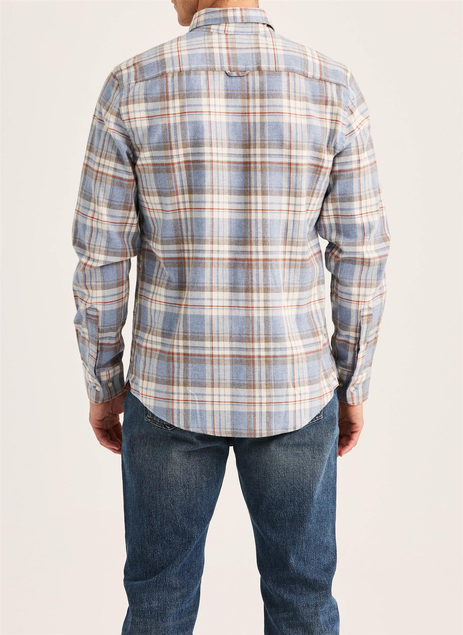 Happy Flannel Check Shirt - Blue