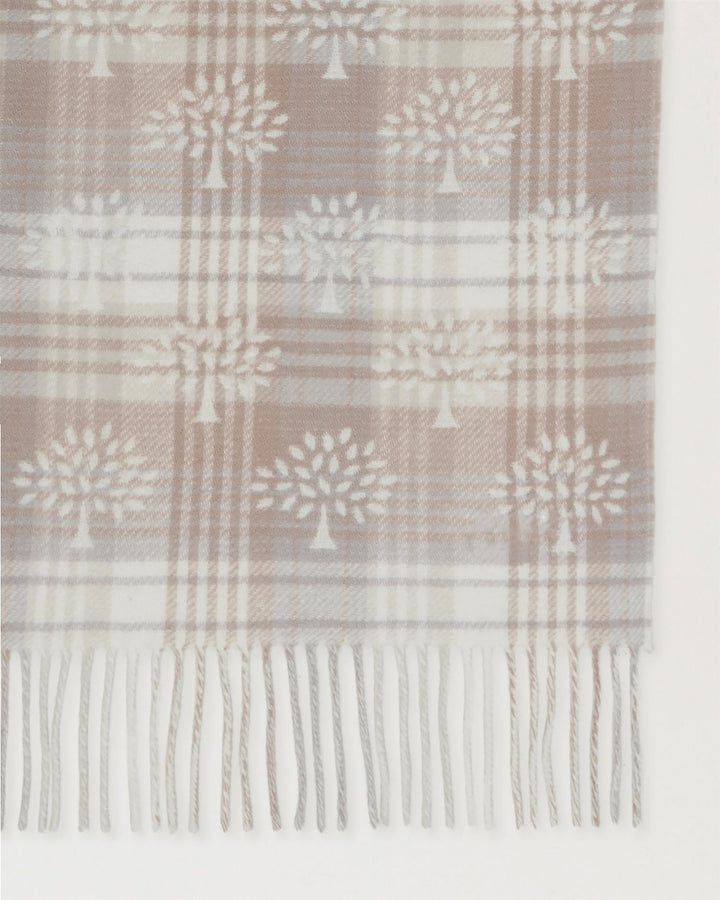 Mulberry Heritage Check & Tree Scarf