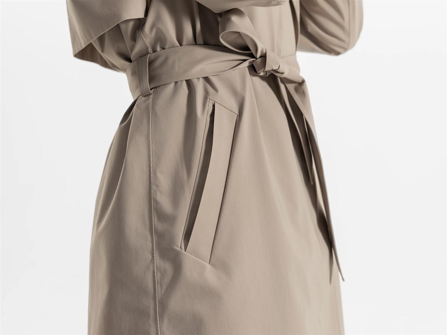 Skylar Trench Coat Desert